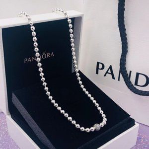 Pandora Beads & Pavé Necklace